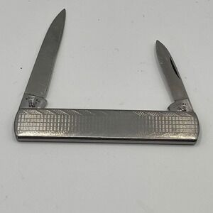 VTG Mueller Rostferei Germany Folding Pocket Knife Double Blade Stainless Steel